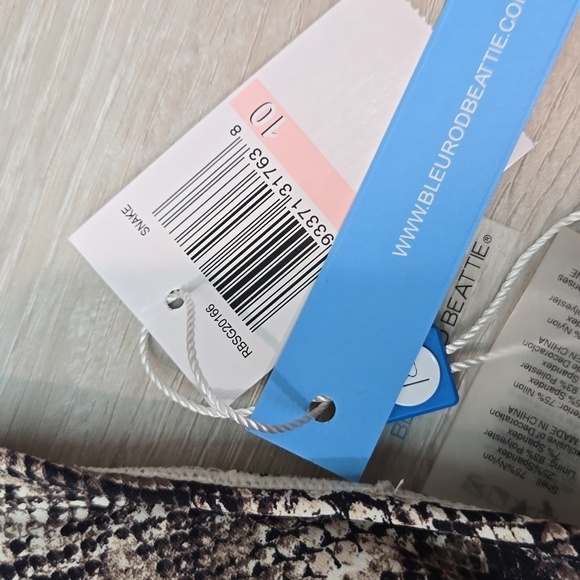 NWT Bleu Rodbeattie Women Bra Swim sz 10 - Picture 3 of 6